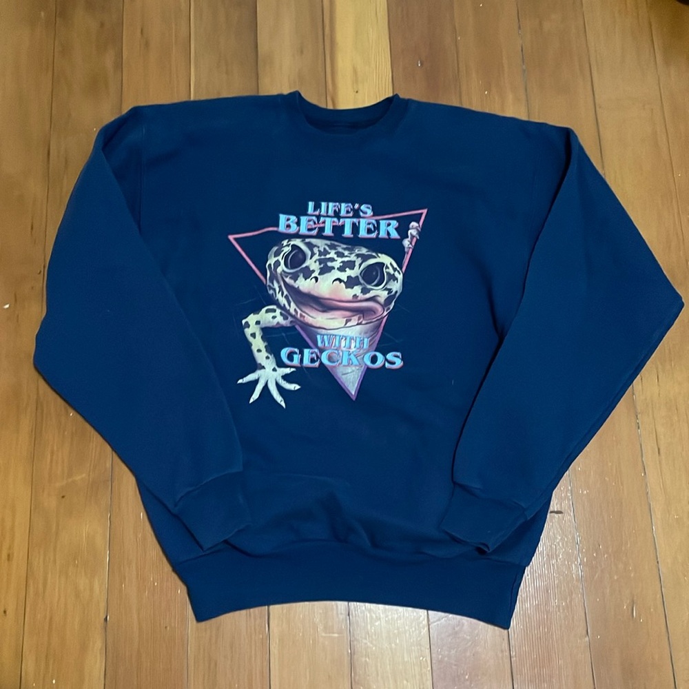 Gecko sweatshirt Hanes Men’s Small